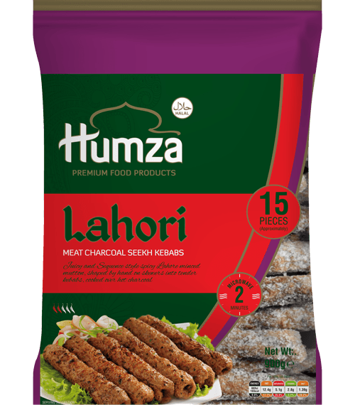 Frozen Meat Kebab Humza Lahori on Charcoal 900g (15 pieces)